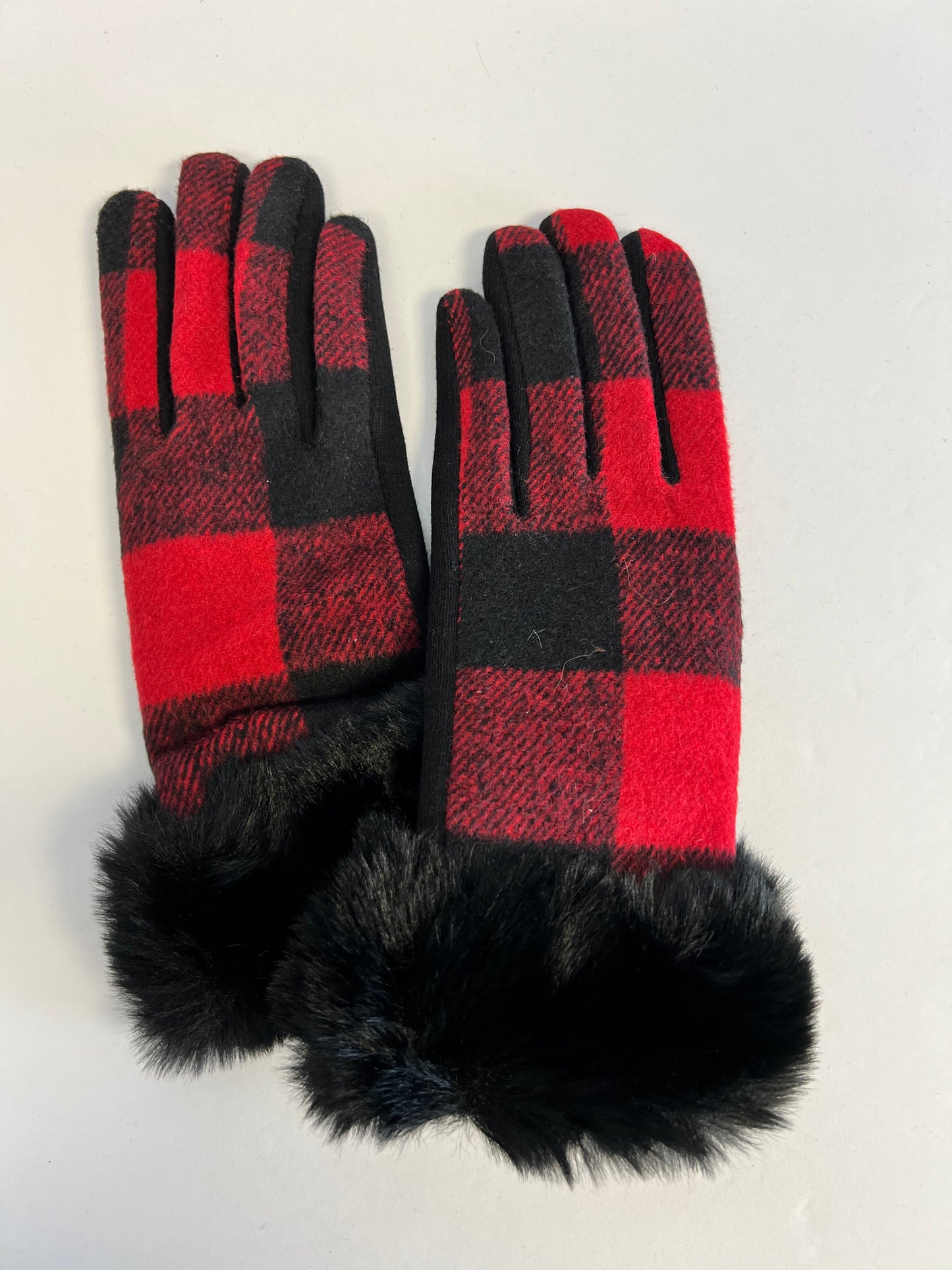 Plaid Gloves