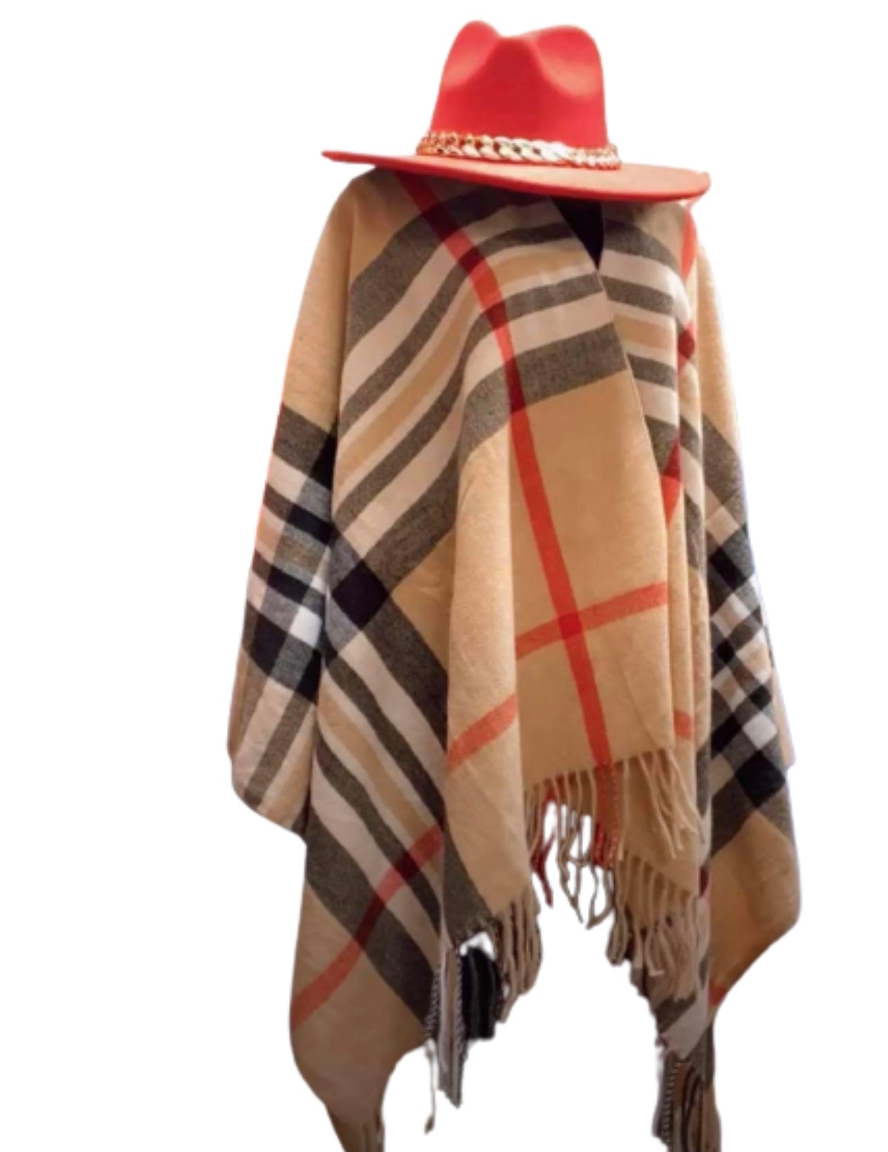 Plaid Cape