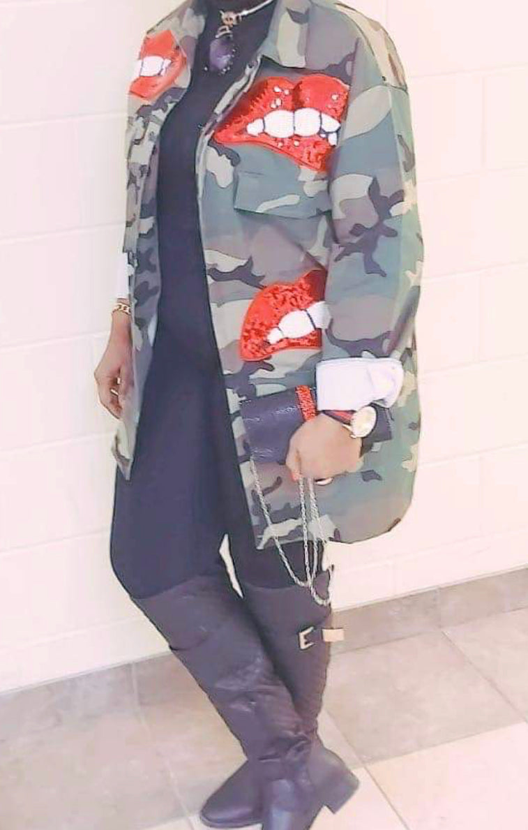 Camo Lip Jacket