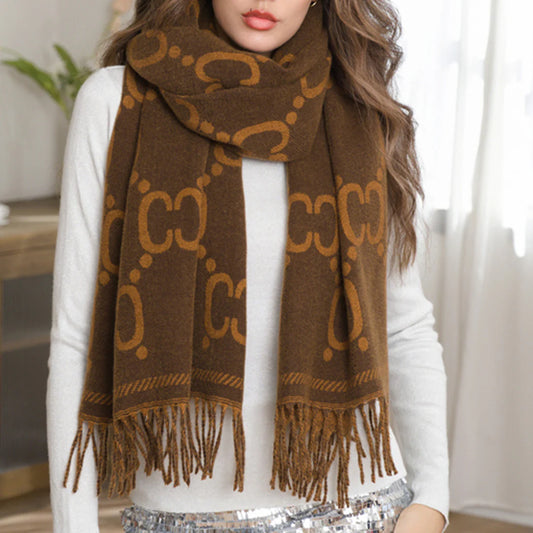 DOUBLE CC SCARF - R1 4643