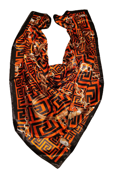 Maze Silk Scarf