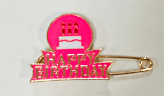 HAPPY BIRTHDAY PIN