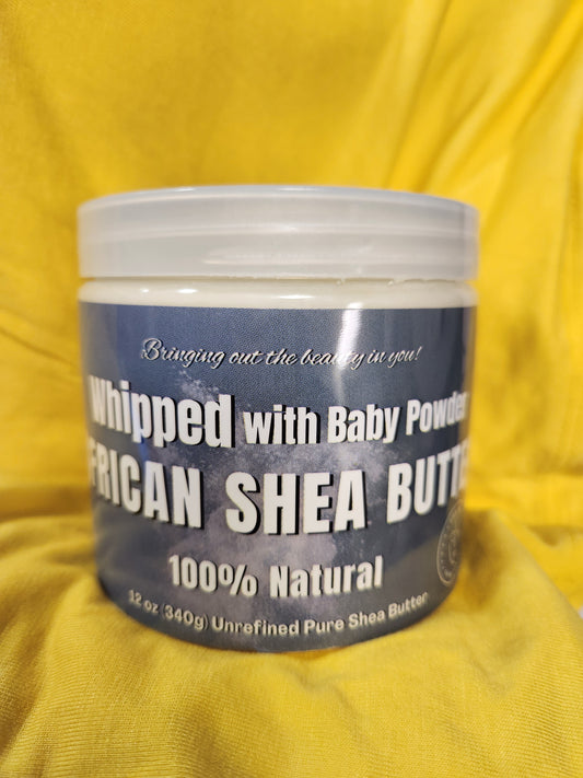 Large WHIPPED AFRICAN SHEA BODY BUTTER