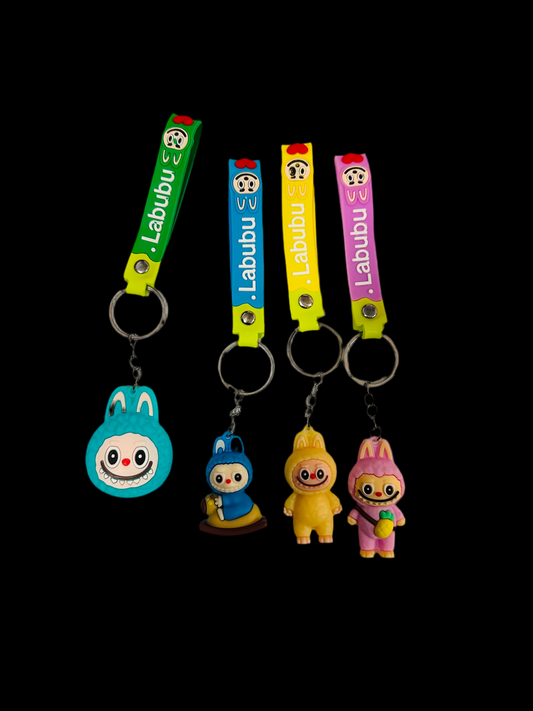 MONSTER KEYCHAIN - HEAD & BODY - SET OF 4
