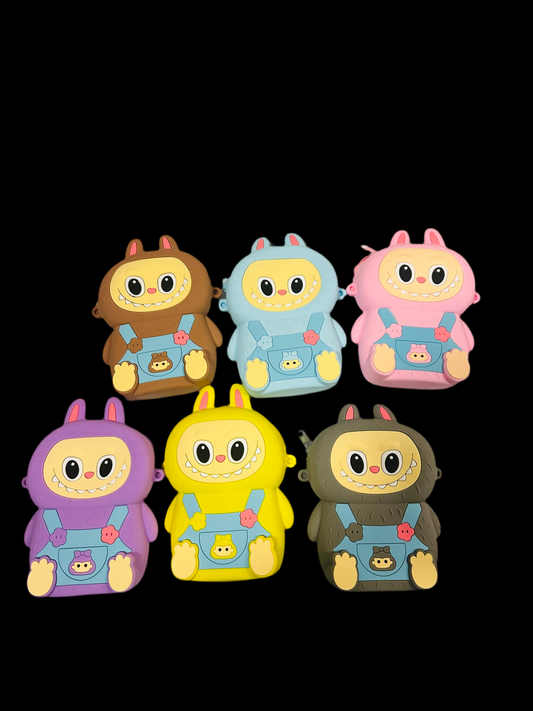 MONSTER KIDS CROSSBODY - CLOTHED - DOLL FACE OVERALL BODY 810