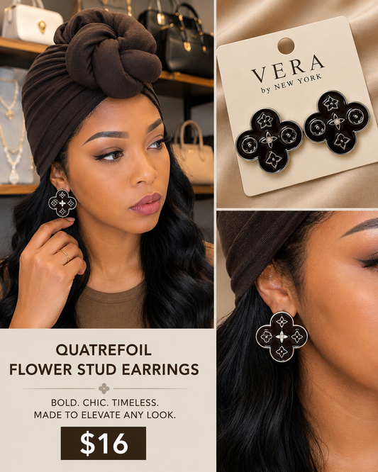 Flower Clv Earrings