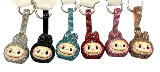 BLING MONSTER HEAD KEYCHAIN