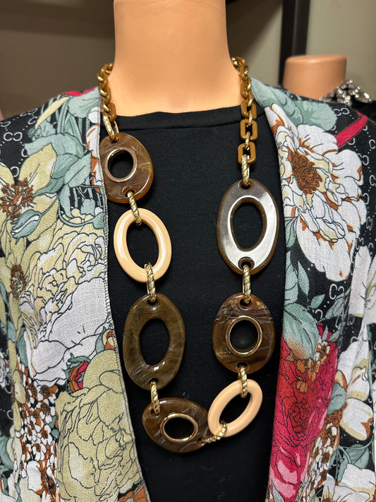 ROUND LINK NECKLACE 2673