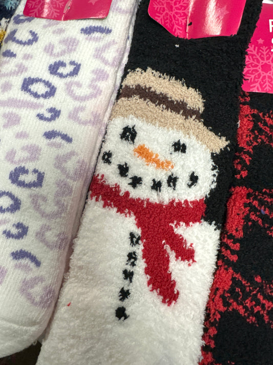 FUZZY SOCKS THEMED SOCKS