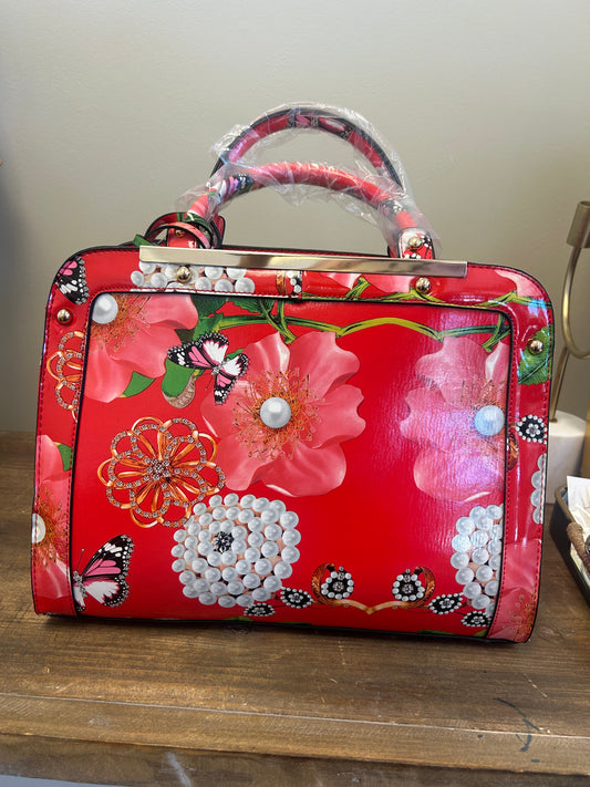 PEARL BUTTERFLY HANDBAG