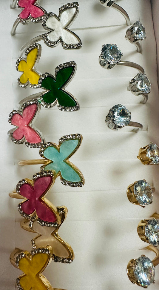 BLING BUTTERFLY CUFF 0136