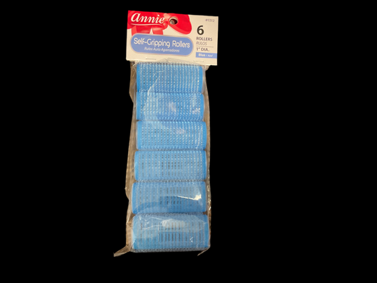SELF GRIPPING ROLLERS 6x ( per pk - blue)