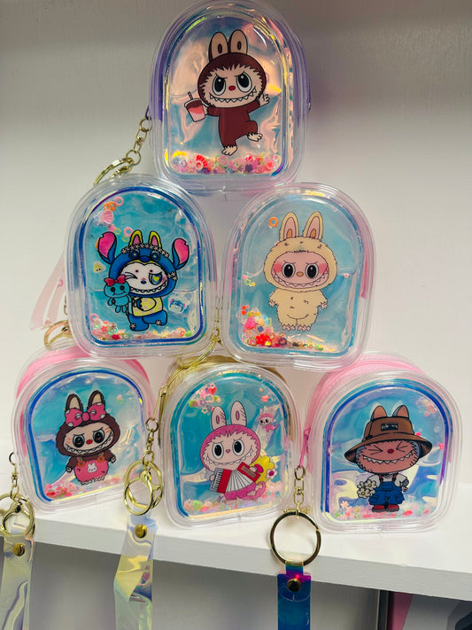 LITTLE MONSTER CLEAR MINI POUCH