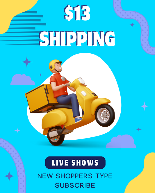 3 DAY SHIPPING FOR LIVE SHOPPERS!! BACK BY POPULAR DEMAND