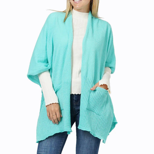 KNITTED VEST WITH 2 POCKETS
