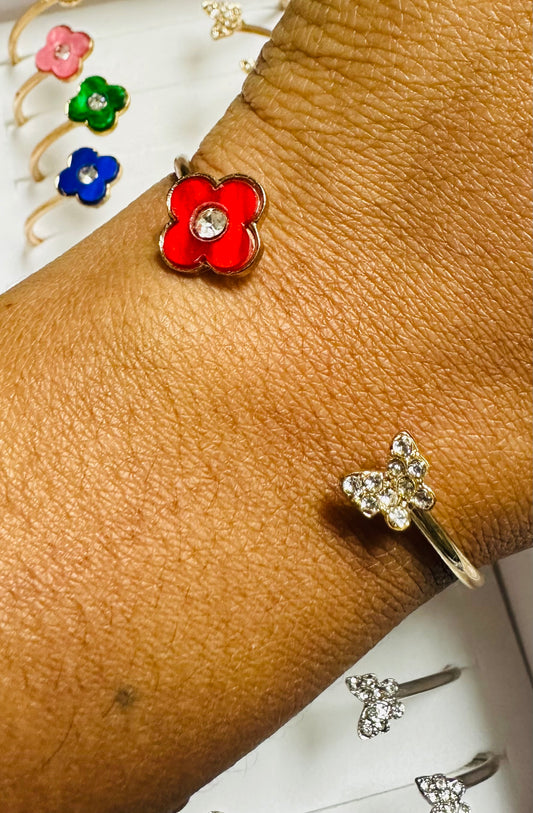 BLING CLOVER CUFF 0136