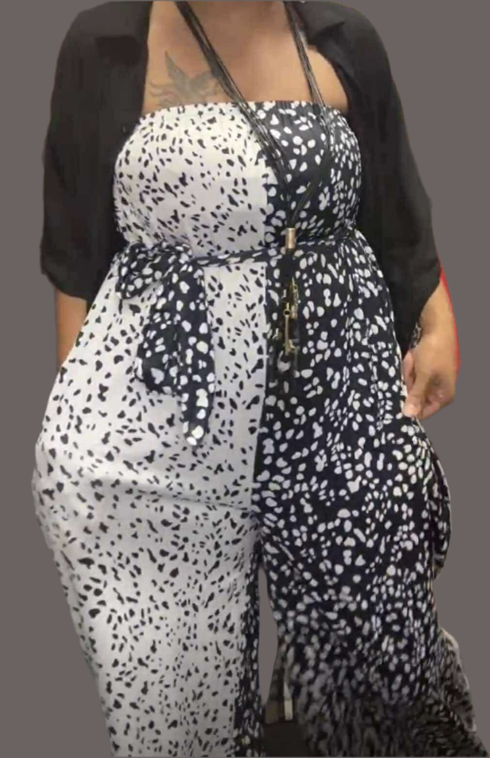 HOSTESS POLKA DOT JUMPSUIT