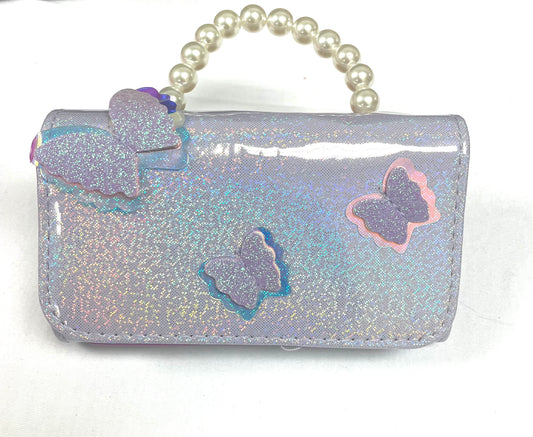 GIRL BUTTERFLY SEQUIN GLITTER XBODY