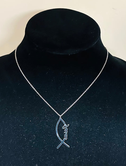 JESUS FISH NECKLACE