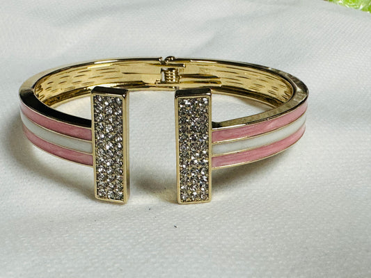 PINK & WHITE T CUFF 0024