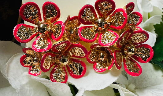 CLUSTER FLOWER EARRINGS 0122