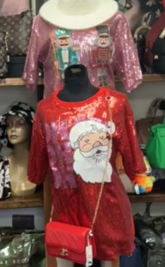 Holiday Sequence Shirt