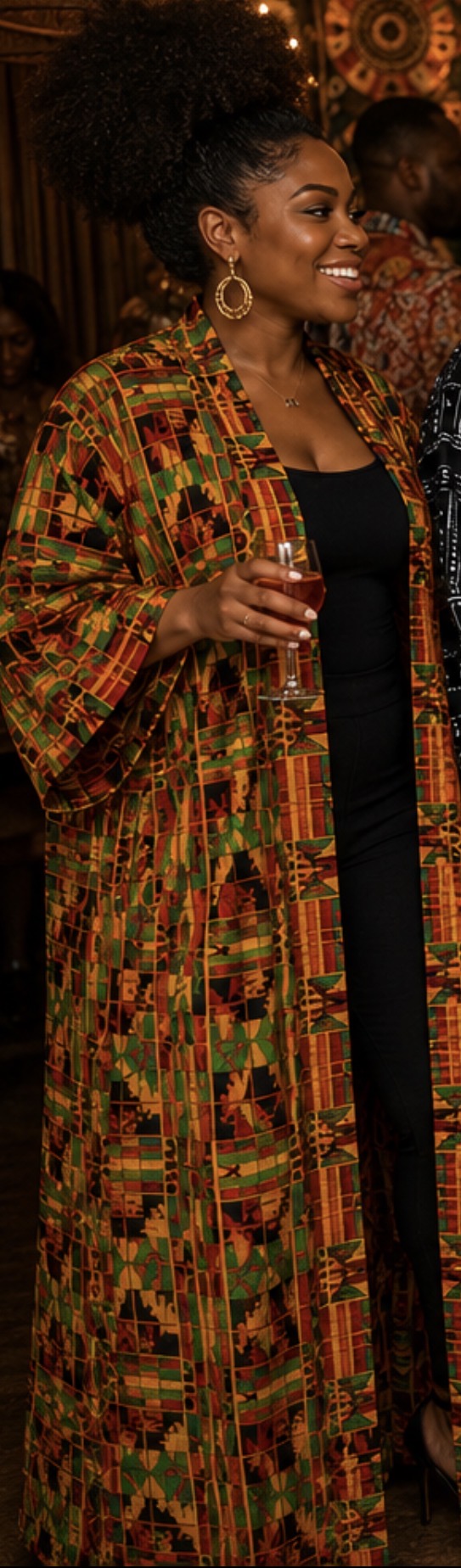 African Printed Duster