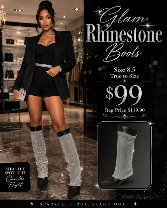 Rhinestone Boots