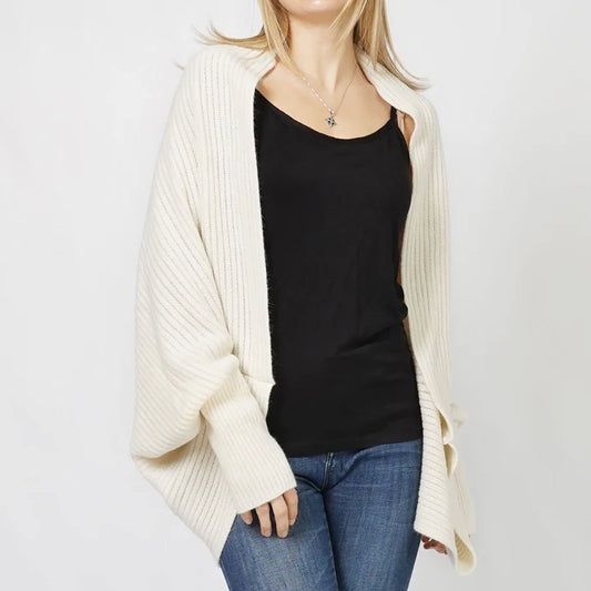 LOOSE CARDIGAN - IVORY