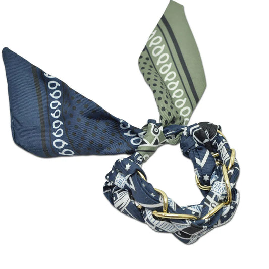 PAISLEY RIBBON CHAIN BRACELET - JOY 1055CLR 4742
