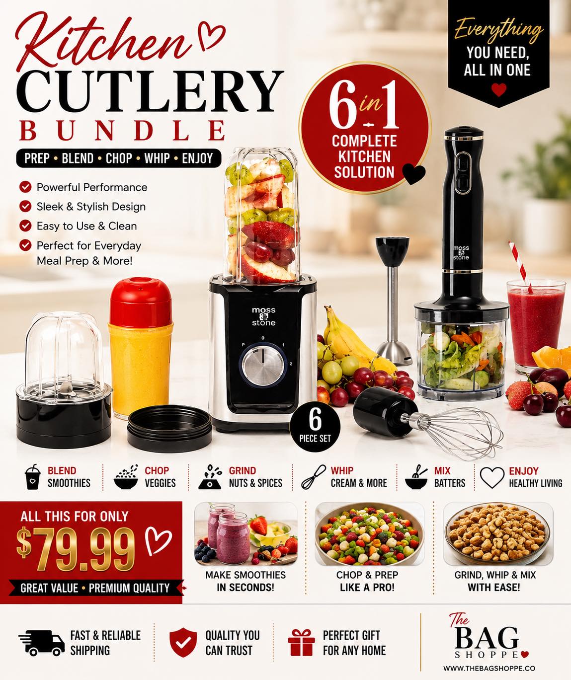 KITCHEN CUTLERY BUNDLE
