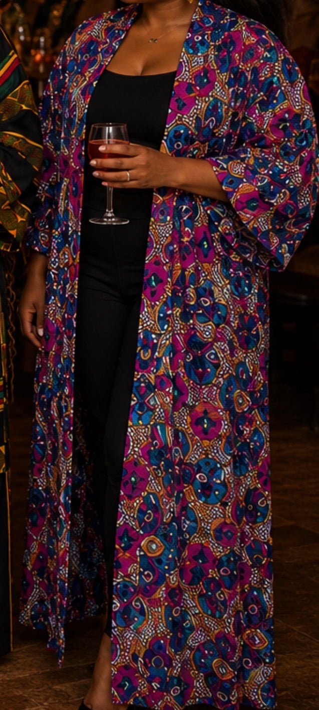 African Printed Duster
