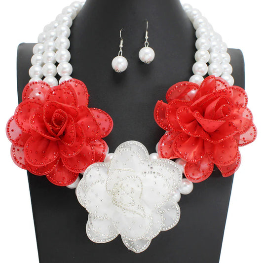 PEARL NECKLACE SET