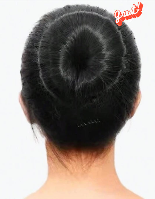 Donut HAIR Scrunchy - Black