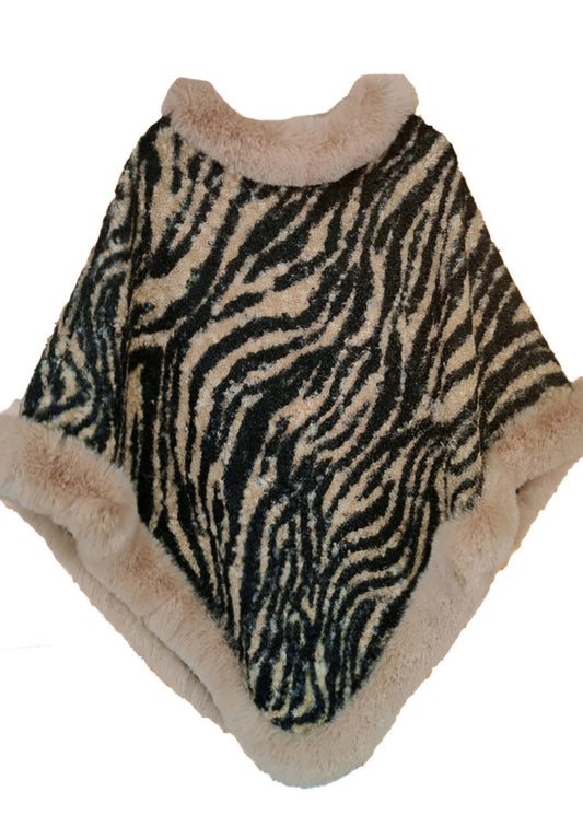 Zebra Poncho