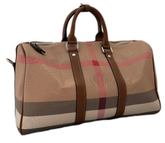 Plaid Duffle Bag
