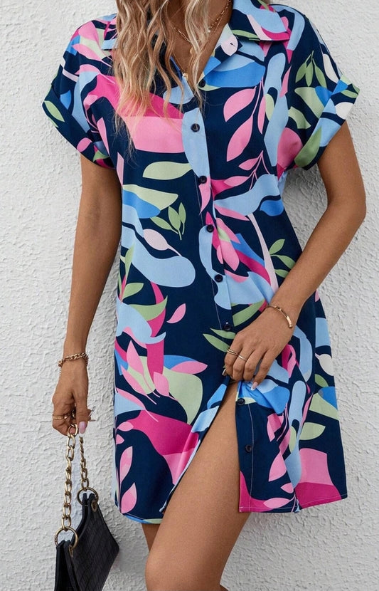 Colorful Dress Cardigan