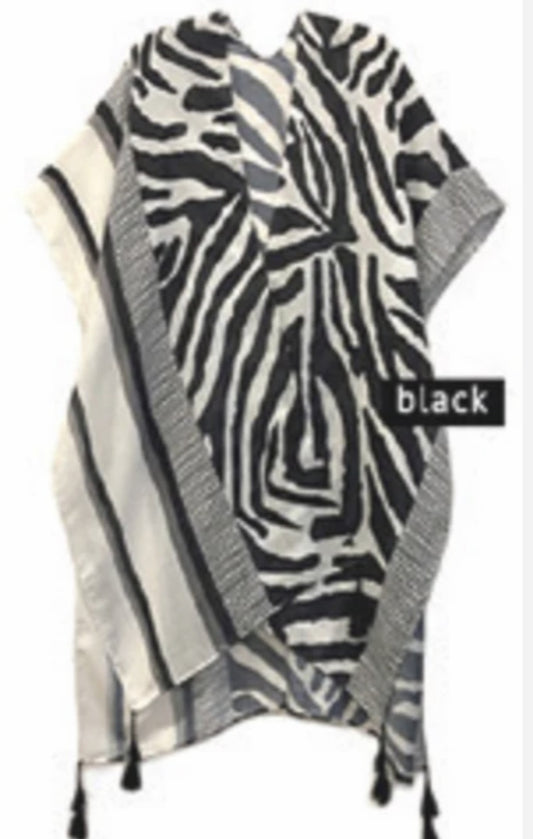 BW ZEBRA KIMONO