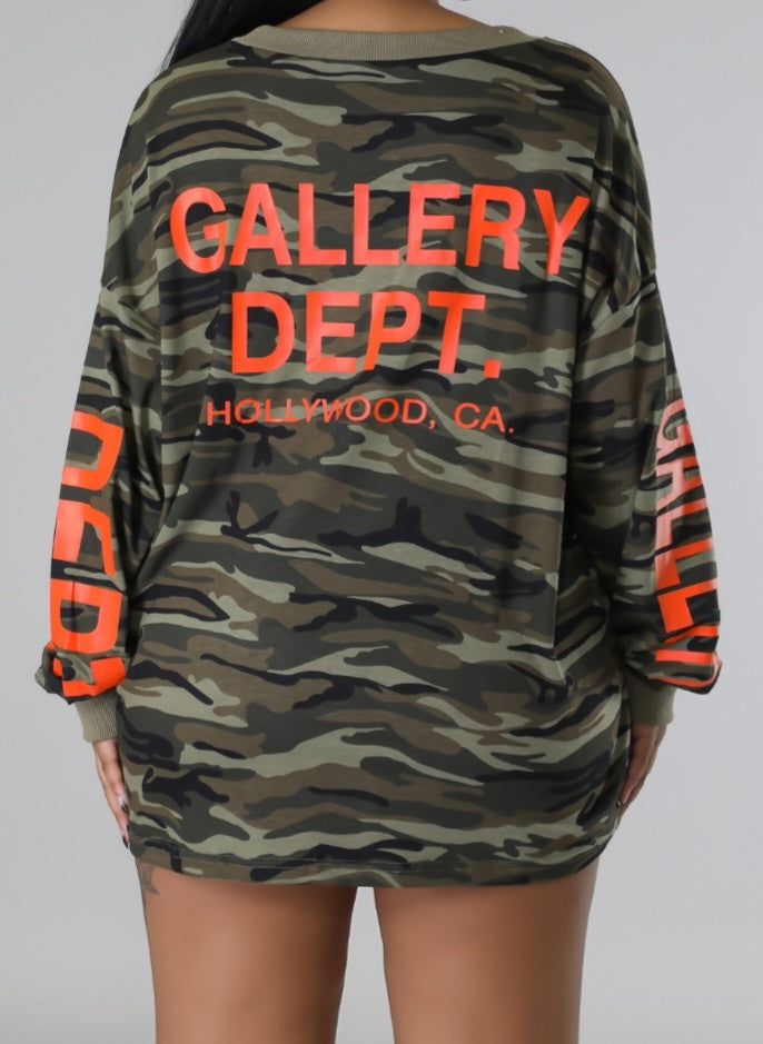 GALLERY Camo Shirt