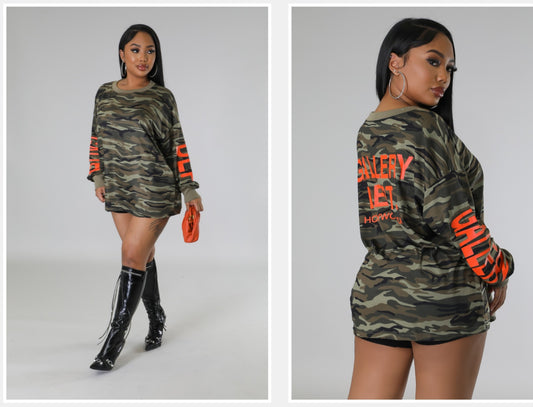 GALLERY Camo Shirt