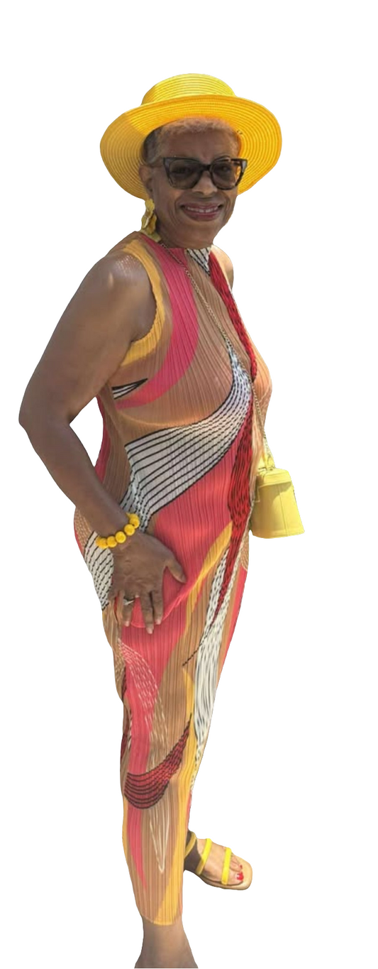Striped Spotted Dress