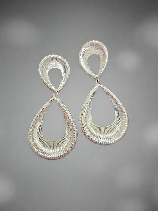 DOUBLE TEARDROP EARRINGS