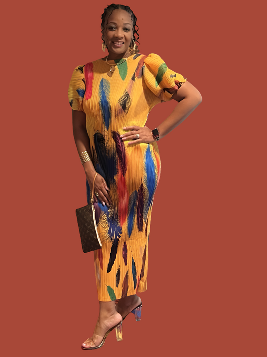 FEATHER DRESS