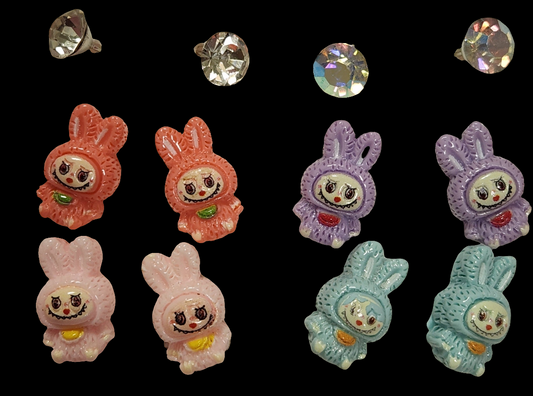 FURRY LITTLE MONSTER EARRINGS