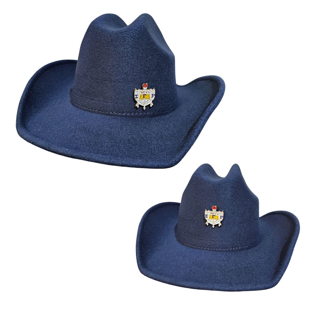 Cowboy Hat Navy Felt Western Fashion Hat