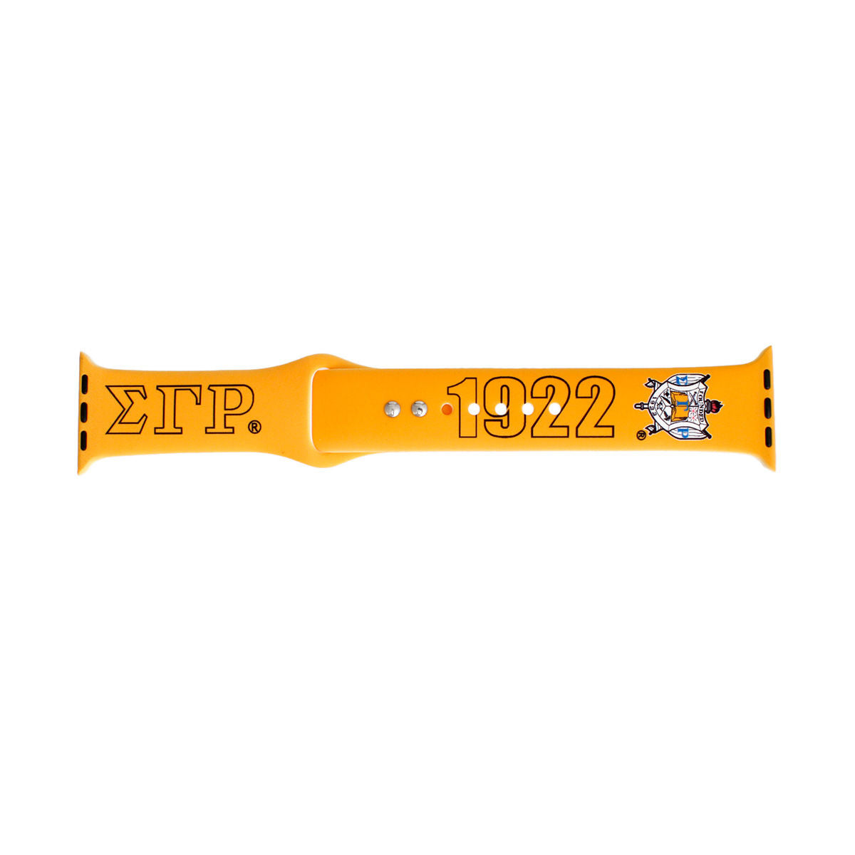 SGRHO Sorority Yellow Blue 1922 Watch Band Strap