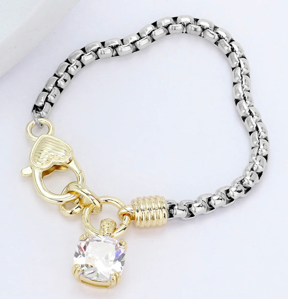 Stone Charm Bracelet