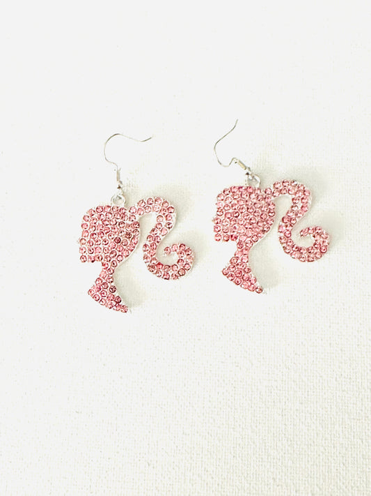 PINK DOLL EARRINGS 0763