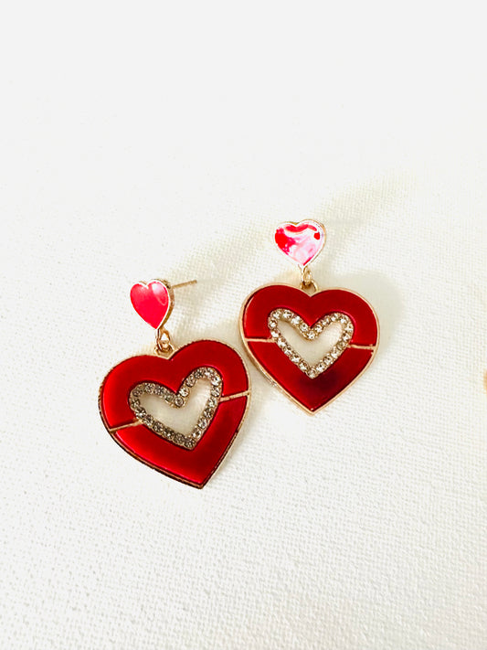 Hearty Hearts- Earrings