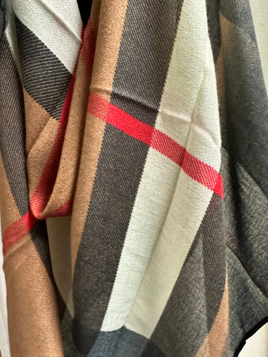 PLAID SCARF